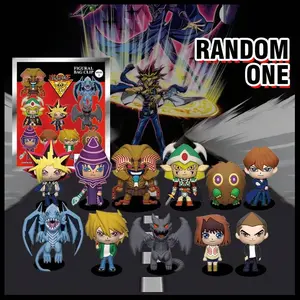 Yu-Gi-Oh Officially Licensed Blind Box 3D Figurine Bag Clip Charms, Anime Figure Keychain, Celtic Guardian, Dark Magician, Exodia, Birthday Gift