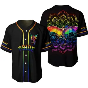 Custom LGBT Pride Rainbow Baseball Jersey Shirt, Rainbow Pride Shirt, Rainbow Lips Jersey Shirt, Lgbt Jersey Shirt, Lgbt Pride Jersey Shirt