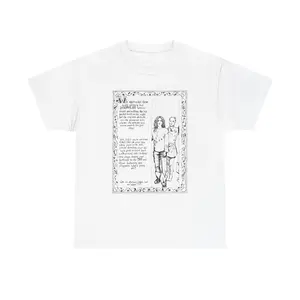 Shake And Lilly-Rose Depp Heavy Cotton Tee Casual Comfort men gifts