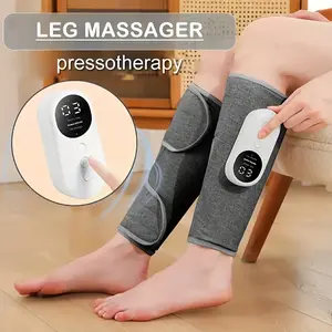 Leg Massager Set of 2 with Air Compression & Heat Function 3 Intensity Settings for Calf Relief Cordless Dual-purpose for Feet Legs Thighs and Knees Ideal Christmas Gift