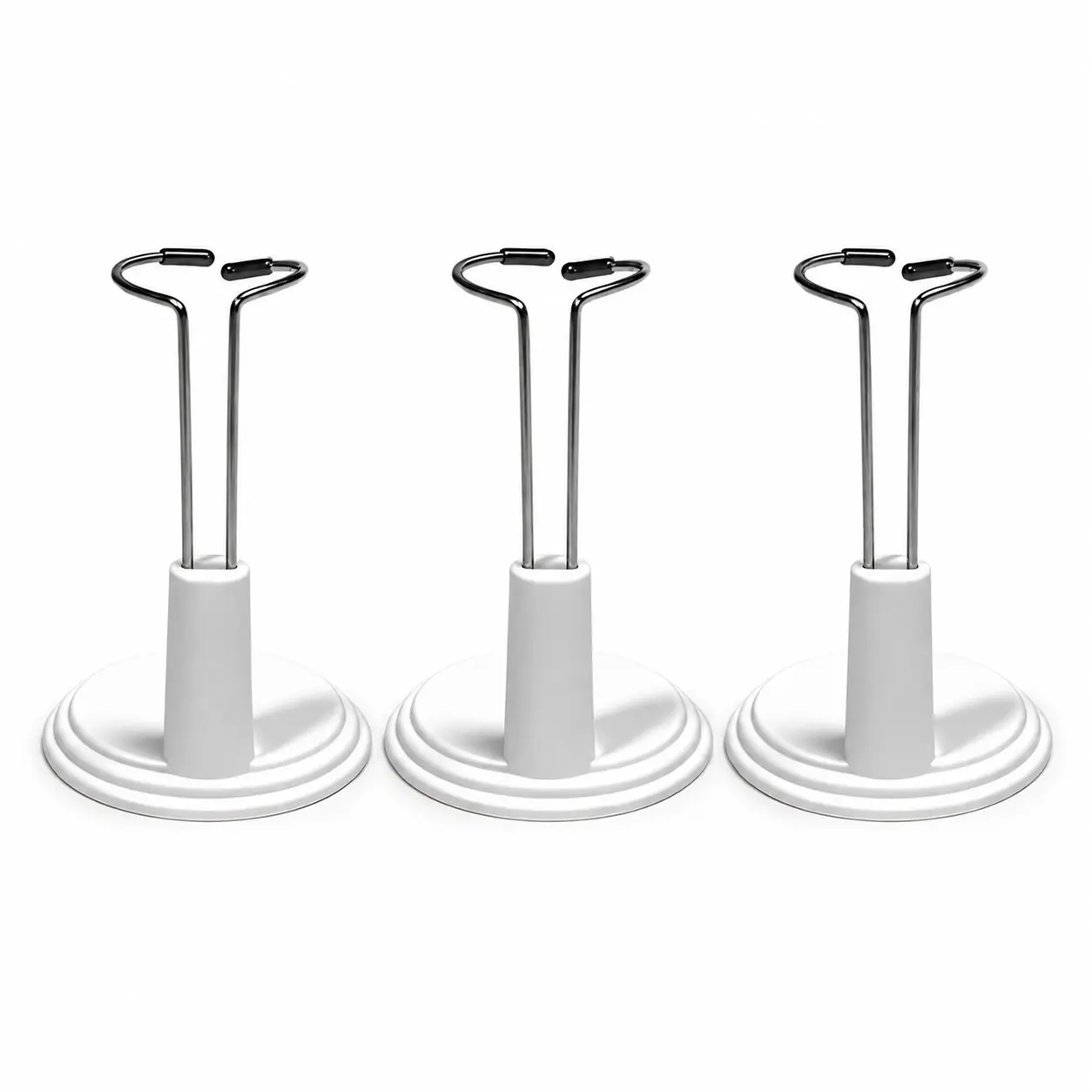 Adjustable White Plastic Stands For dolls-3 for $10