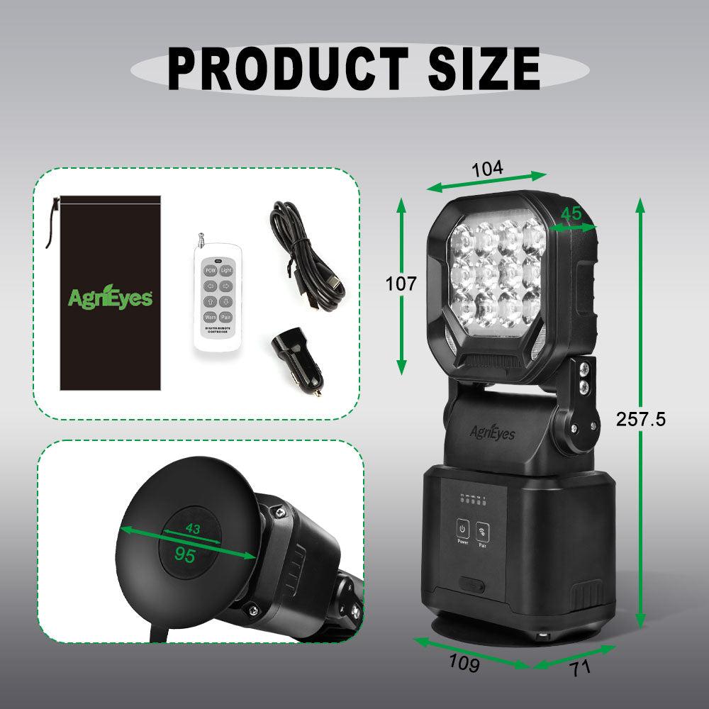 IP64 waterproof rechargeable work light