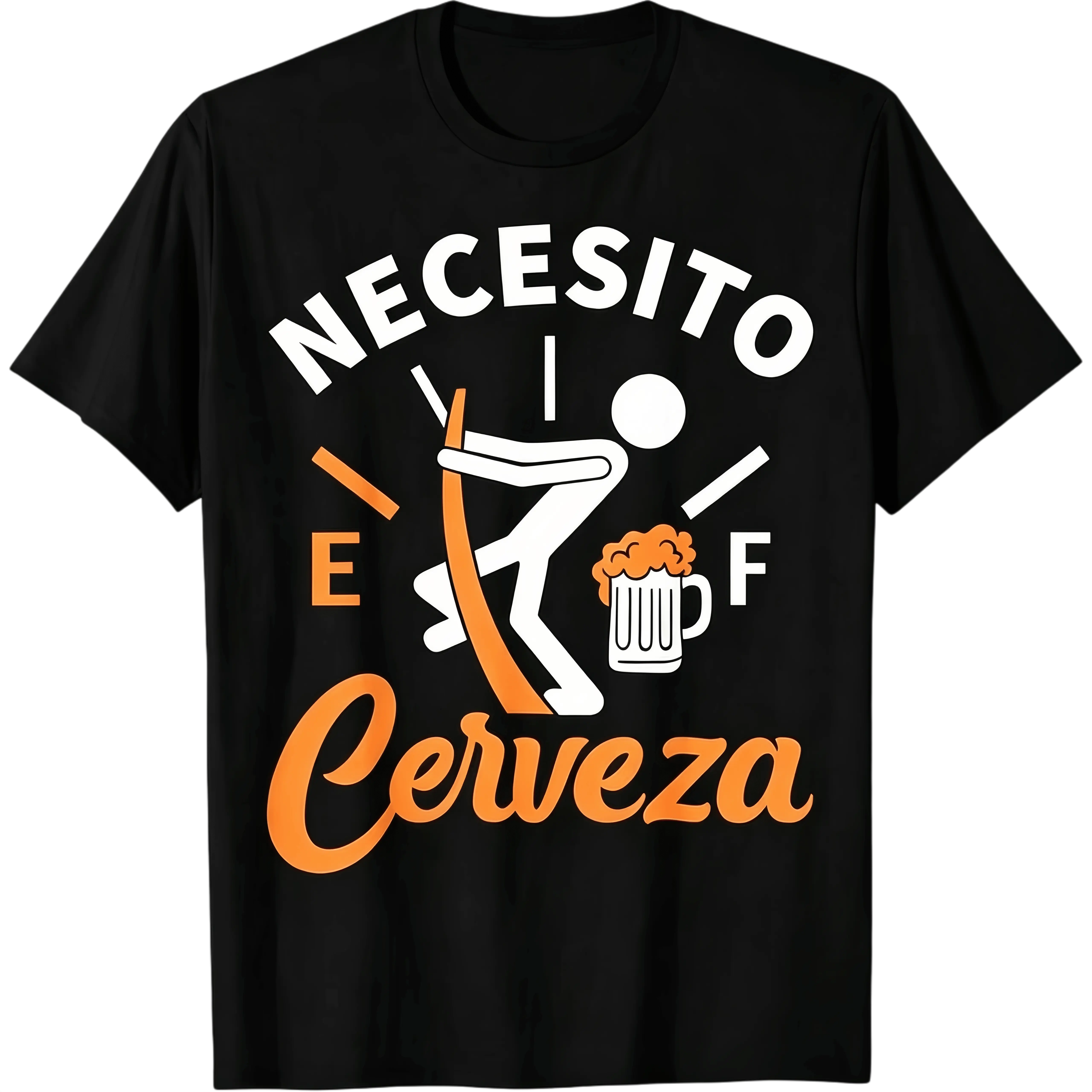 Necesito Cerveza - I Need Beer Funny Beer Lover T-Shirt,Short Sleeve T Shirt,  T Shirt, Unisex T Shirt, Plus Size T Shirts, Graphic Tees
