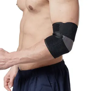 Men's Sports Elbow Brace & Arm Sleeve – Joint Support for Weightlifting, Tennis, Basketball, Badminton – Compression Sleeve for Pain Relief, Injury Protection, Sweat-Wicking, Breathable – Left or Right Arm, One Size Fits Most
