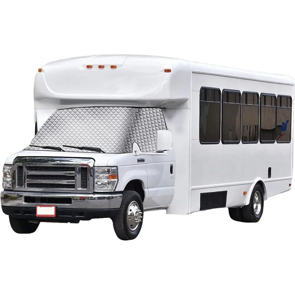 EcoNour RV Windshield Cover for Ford E450 | Compatible with Class (1997-2022)