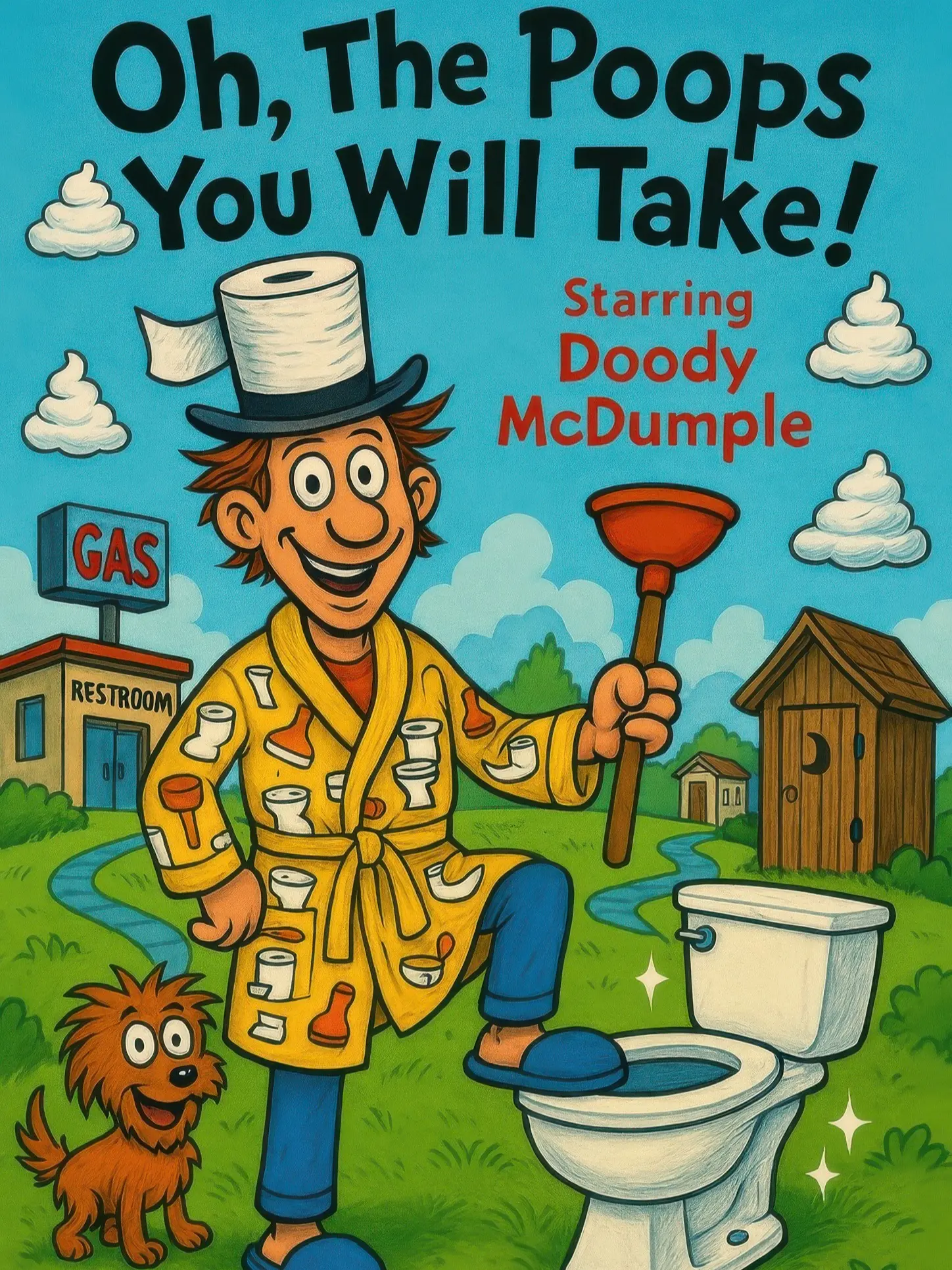 Oh The Poops You Will Take Starring Doody McDumple A Transformational Stool Guide for Enlightenment and Inner Strength