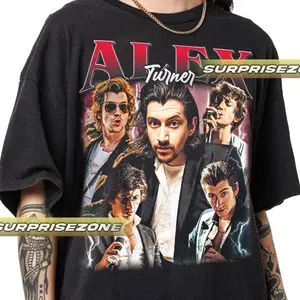 [Sale Up To 40%] Alex Turner Unisex Softstyle Vintage Shirt, Gift For Woman and Man Unisex T-Shirt