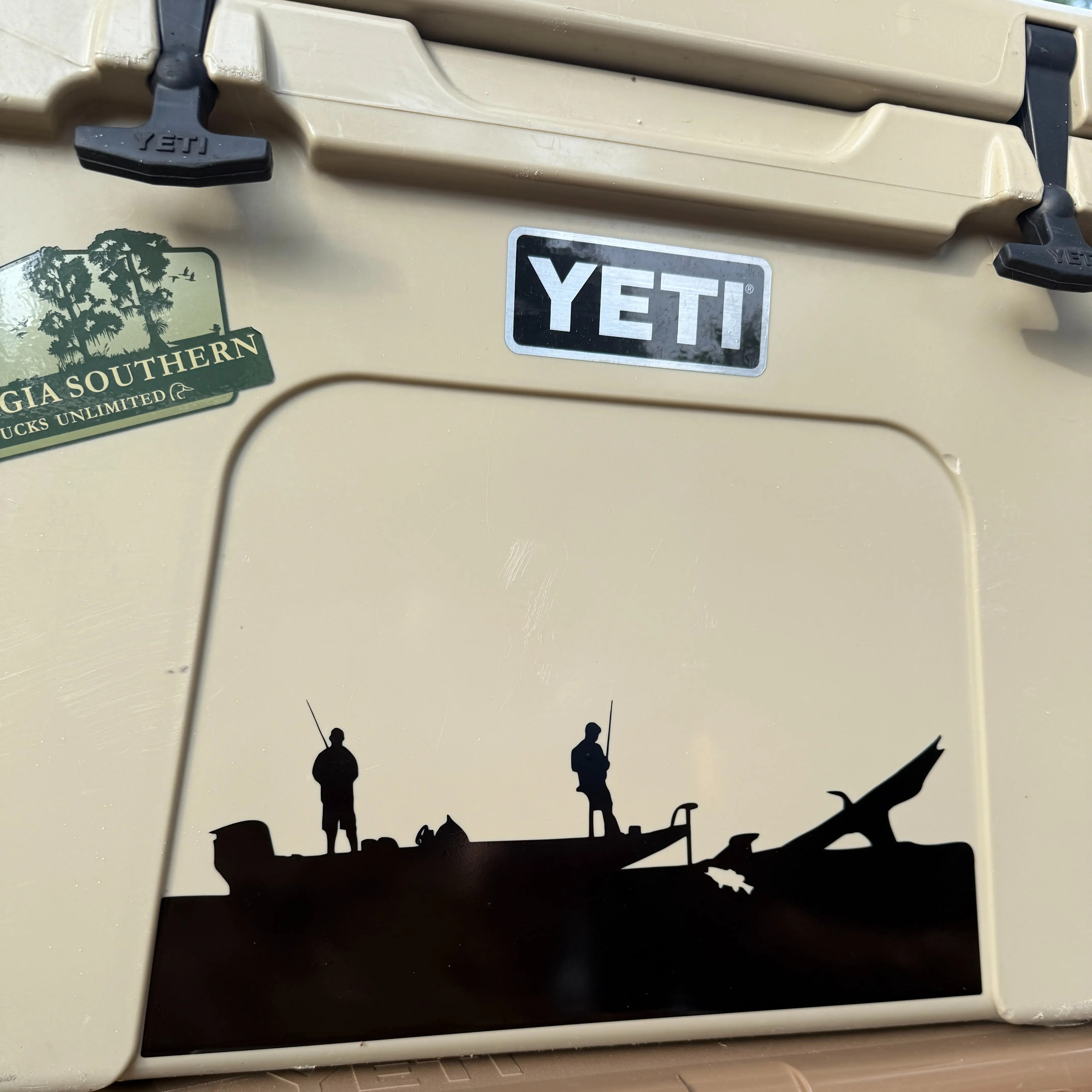 Bass Fishing Boat Decal For Coolers And Trucks Fits Yeti Coolers Bass Fishing Boat Decal For Coolers And Trucks Fits Yeti Coolers