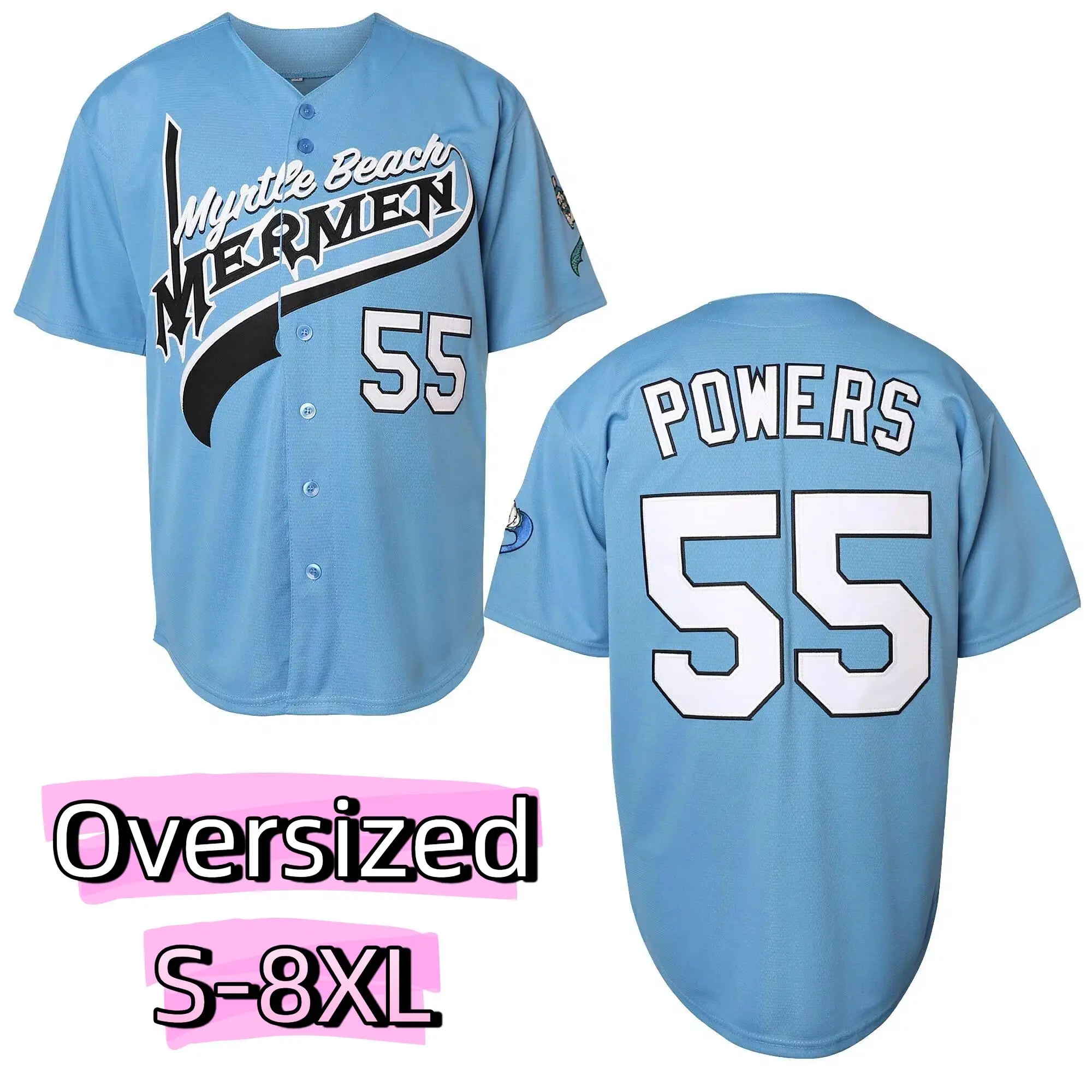 PLUS SIZE (S-8XL) Men's Big And Tall Oversized Baseball/Football Jersey, Embroidery Sportswear Fan Sportswear Top, Hip Hop Daily Wear Athletic Shirts [F100feller Picks] tiktokshopbacktoschool