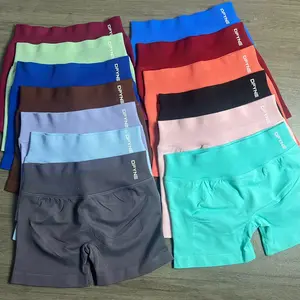 DFYNE Low-Rise Seamless Yoga Hip-Lifting Fitness Cycling Elastic Fitness Shorts