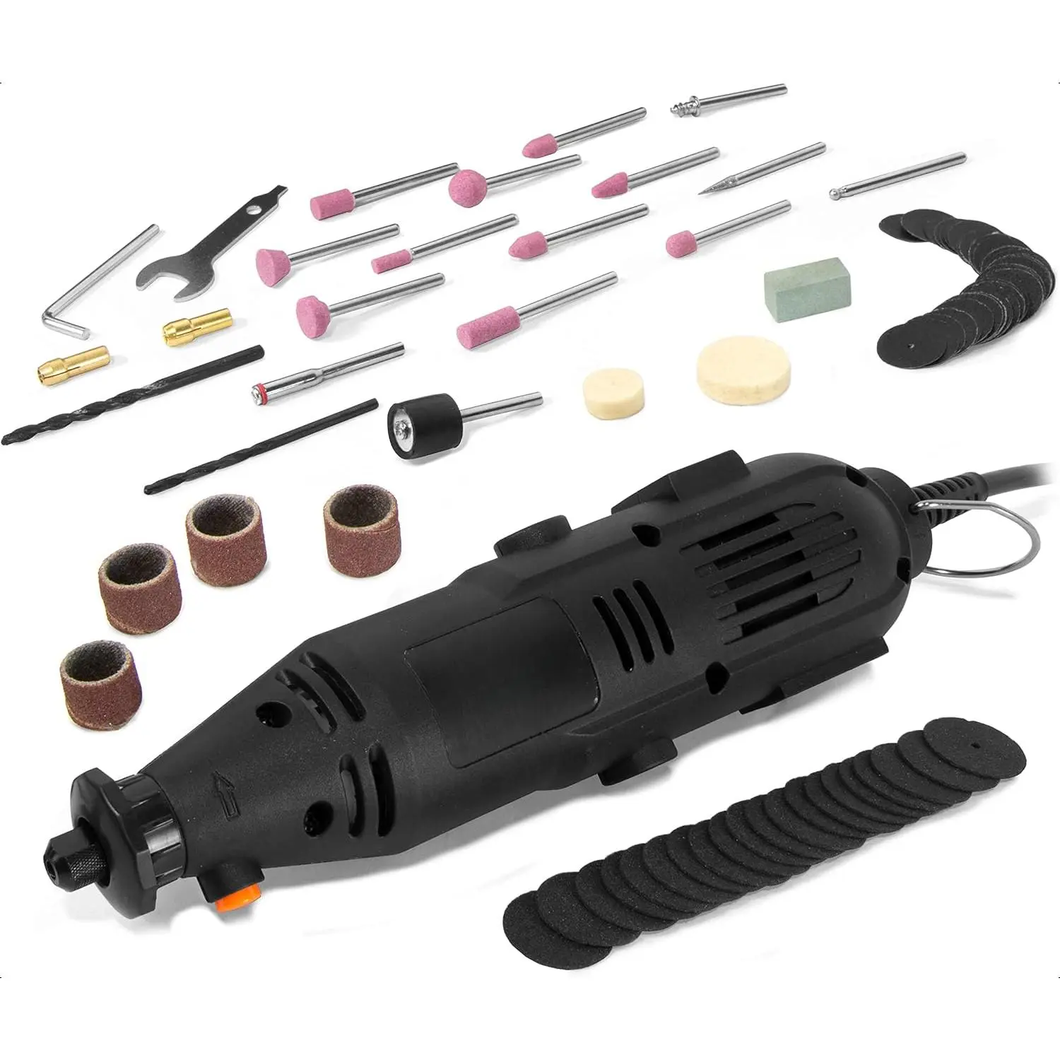 23101 1-Amp Variable Speed Rotary Tool with 100+ Accessories