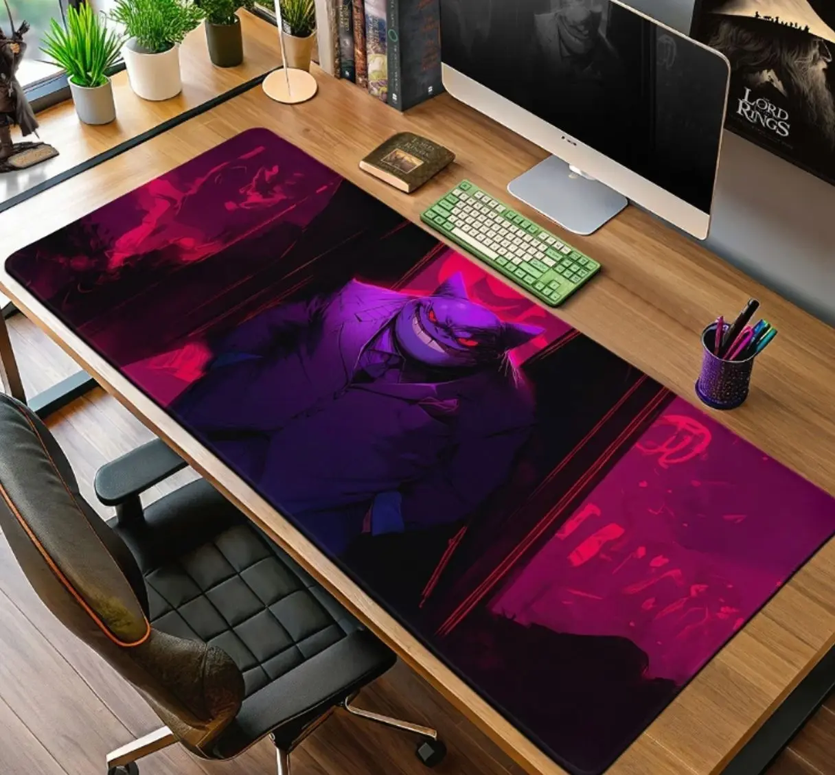 Gengar Mafia Mouse Pad, Gaming Desk Mat