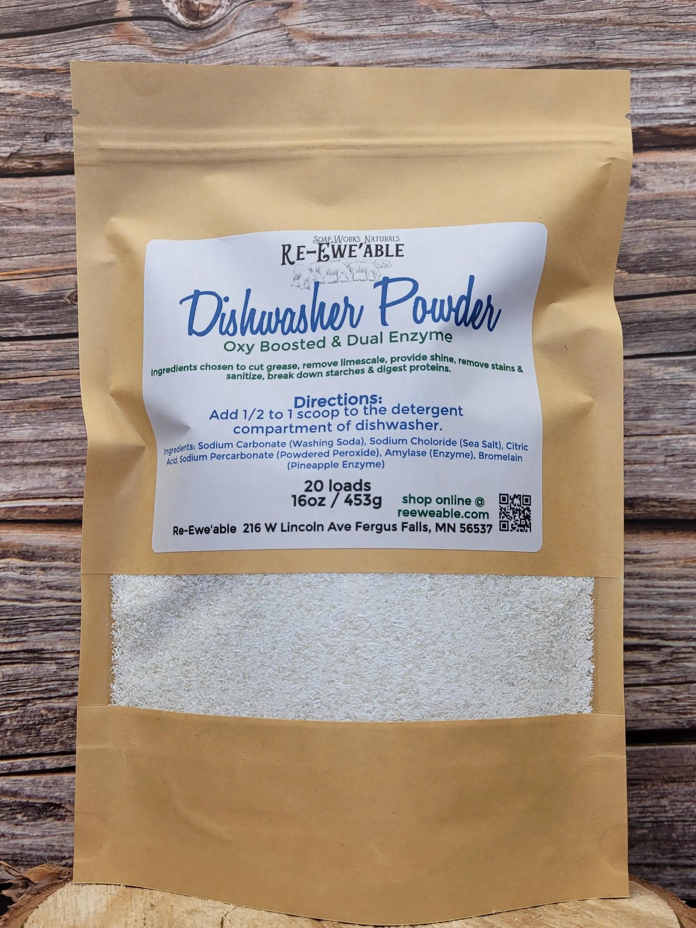 Dishwasher Powder - Oxy Boosted & Dual Enzyme