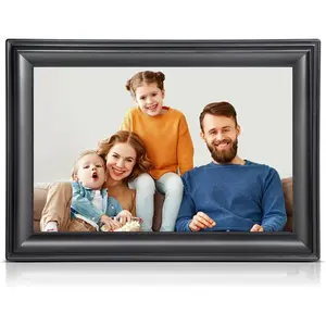 10.1 Inch WiFi Digital Picture Frame, 1280x800HD IPS Touch Screen Digital Photo Frame ,16GB Memory, Auto-Rotate, Wall Mountable, Share Photos/Videos Instantly via Uhale App from Anywhere