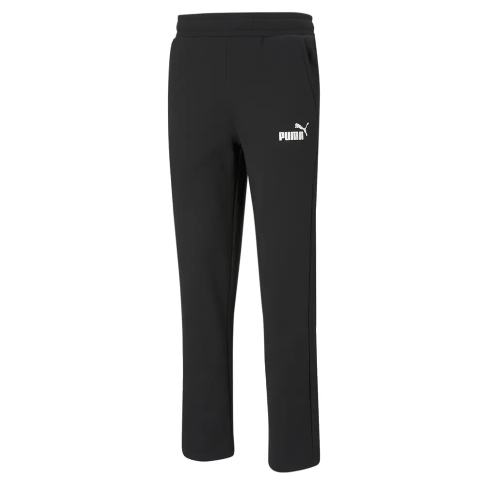 PUMA Mens Essentials Slim Fit Drawstring Sweatpants Casual Drawstring - Black PUMA Mens Essentials Slim Fit Drawstring Sweatpants Casual Drawstring - Black