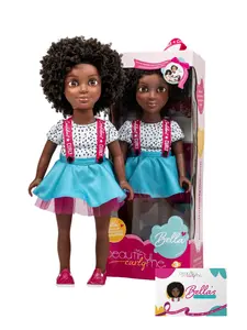 Beautiful Curly Me Bella Doll 18 inches w/ natural curly hair you can wash & style