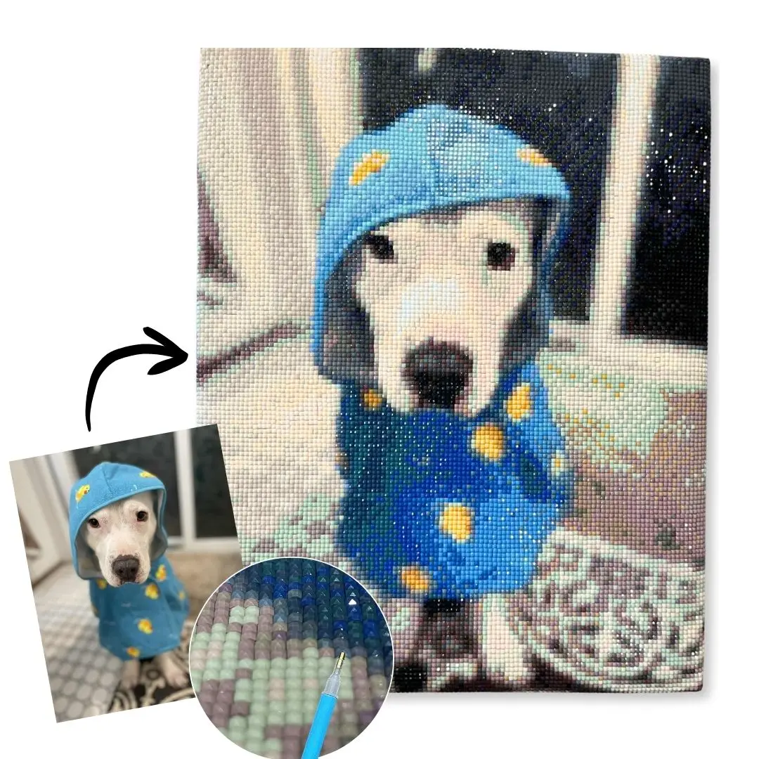 Custom Pet Diamond Painting Kit | Upload Your Pet Photo | Paint Your Pet Events