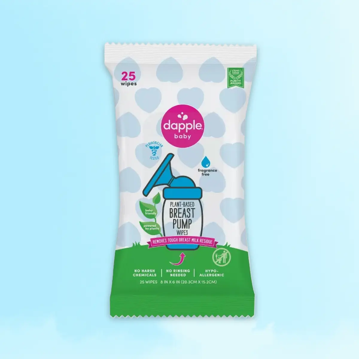 Dapple Breast Pump Cleaning Wipes -  Free - 25ct
