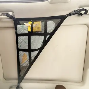 Car Roof Net Car Ceiling New Triangle Storage Bag Car Organizer Bag Car Triangle Car Series Net Pocket