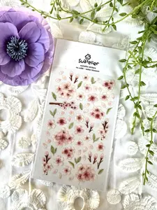 Water Blossom Suatelier Stickers for planners and journals