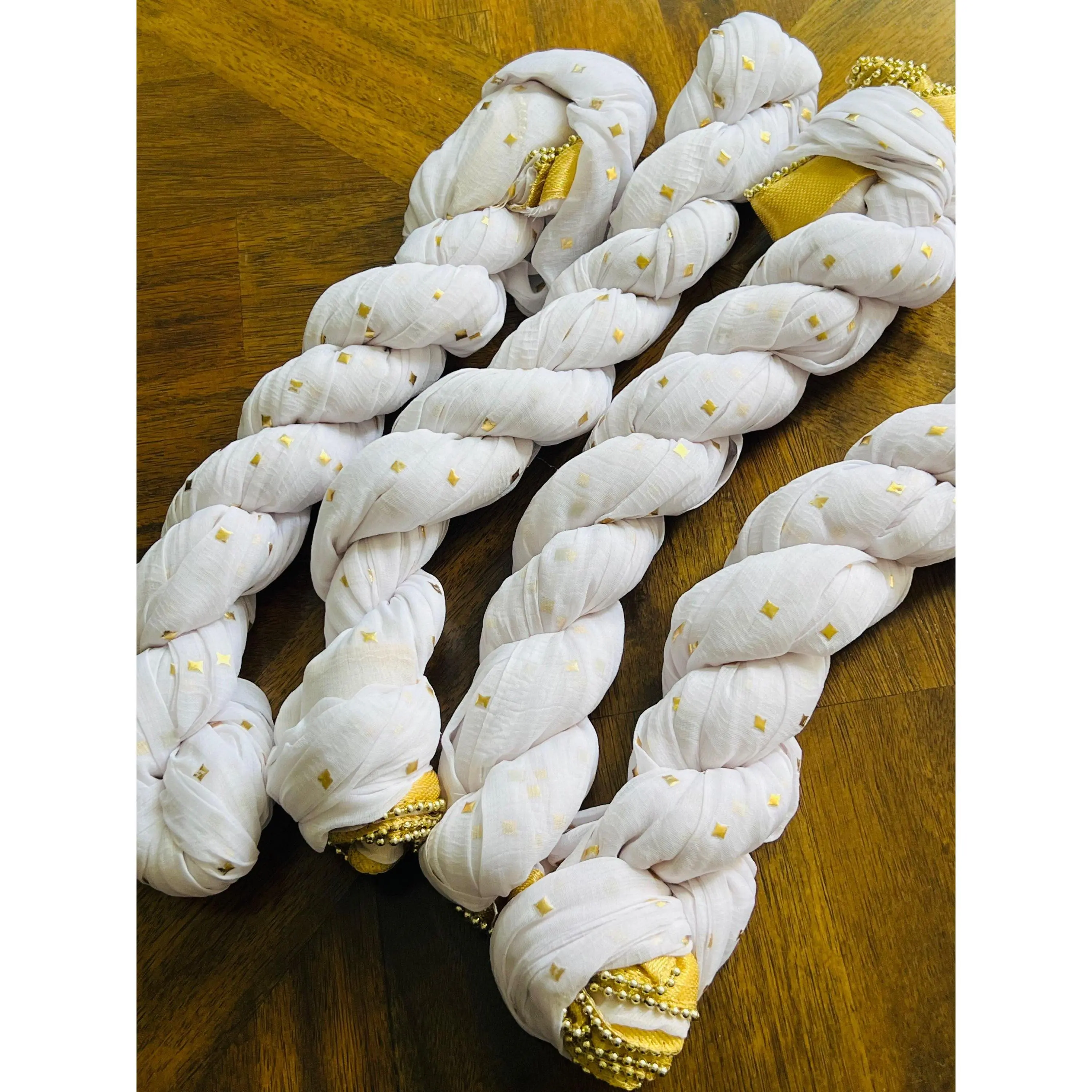 White chiffon dupatta