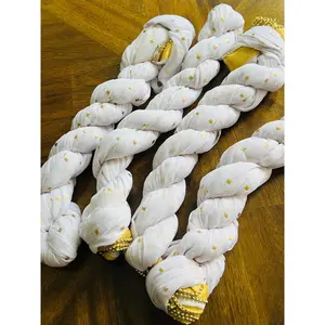 White chiffon dupatta