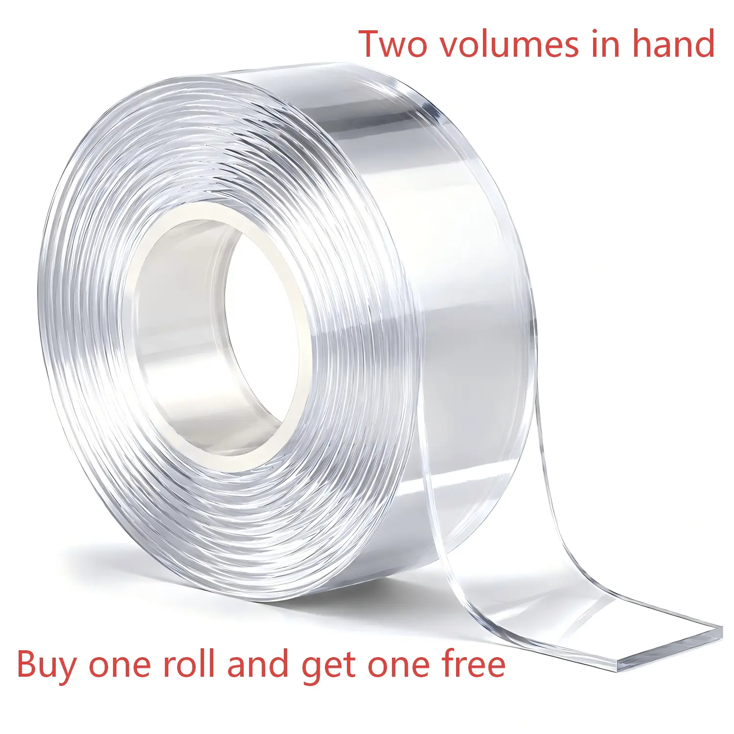 Reusable Nano Double-Sided Mounting Tape - Viscoelastic, Strong Adhesive, Waterproof, Transparent Seamless Tape for Tools & Hardware Applications campingessentials