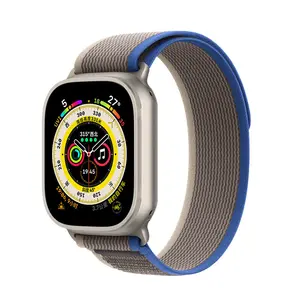 Braided Nylon Trail Loop Wearable Accessory - Multi-Size Braided Weave Quick Adjust Elastic Sport Strap Compatible with 38mm,40mm,41mm,42mm,44mm,45mm,46mm,49mm Apple Watch for Men and Women, Accessories, Tech Accessories