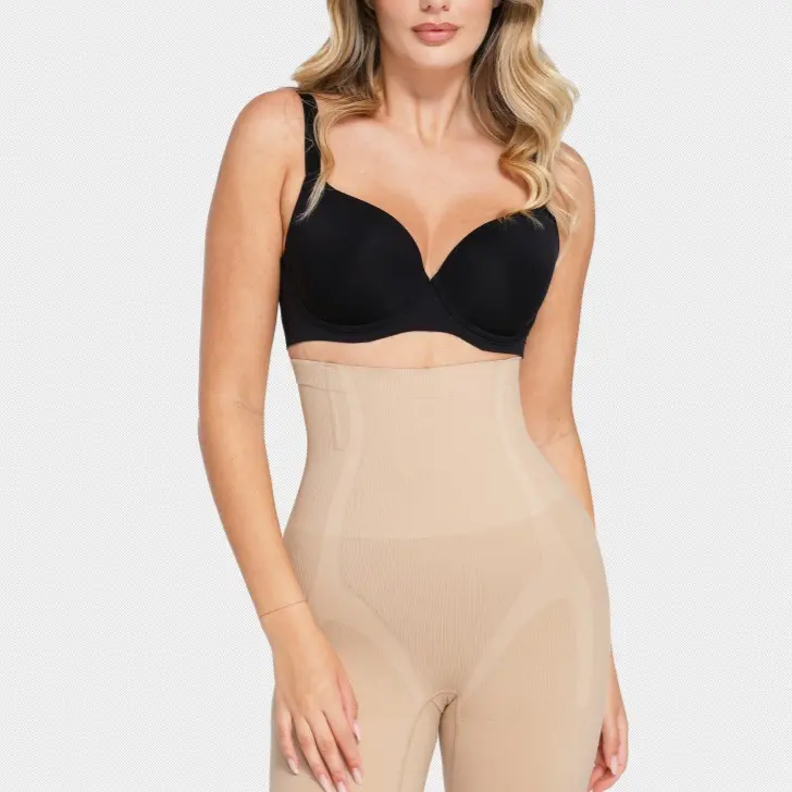 Popilush Women's High-Waisted Tummy Control Shapewear Bottoms Thigh Slimmer Underwear for Women Bottom