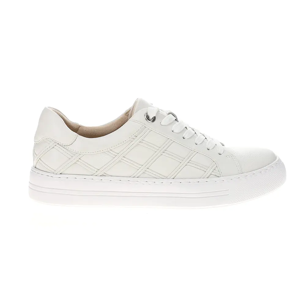VANELi Womens Yashi Quilted Lace Up Sneakers Shoes Casual - White