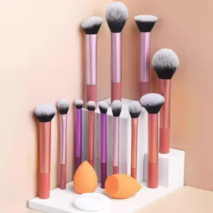 Professional Makeup Brush Set, Versatile Makeup Brushes & Beauty Blender & Powder Puff for Daily Use, Face Makeup Brush, Makeup Accessories, Cosmetic Brush Set, Soft Makeup Brushes