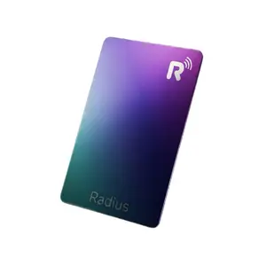 Radius Card – Digital Business Card – Tap to Share NFC – iPhone & Android – No Subscription