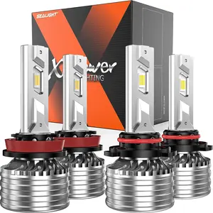 2023 Toyota Tacoma 9005/HB3 H11/H9/H8 220W 6500K White IP67 LED Headlight Bulb 2Pairs SEALIGHT X4i