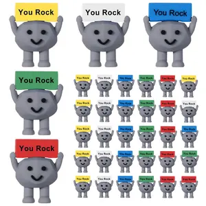 You Rock Mini Figurines - Cute Party Favors Motivational Decor & Festival Goodie Bag Fillers