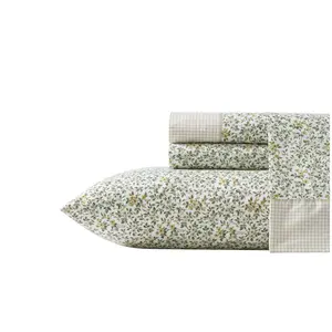 Laura Ashley Tierney Green Full Sheet Set