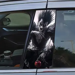 Car Window Sticker, Fantasy Reaper Pattern Car Decal, Self Adhesive Car Sticker, Sticker for Cars, Car Exterior Decoration Accessories for Car, Glass & metallic Surface