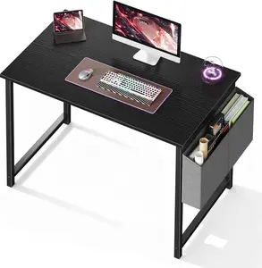 Space-Saving Computer Desk: 40-Inch Compact Home Office & Gaming Table with Storage Organizer - Ideal Study Writing Desk for Small Bedroom, Apartment, Dorm