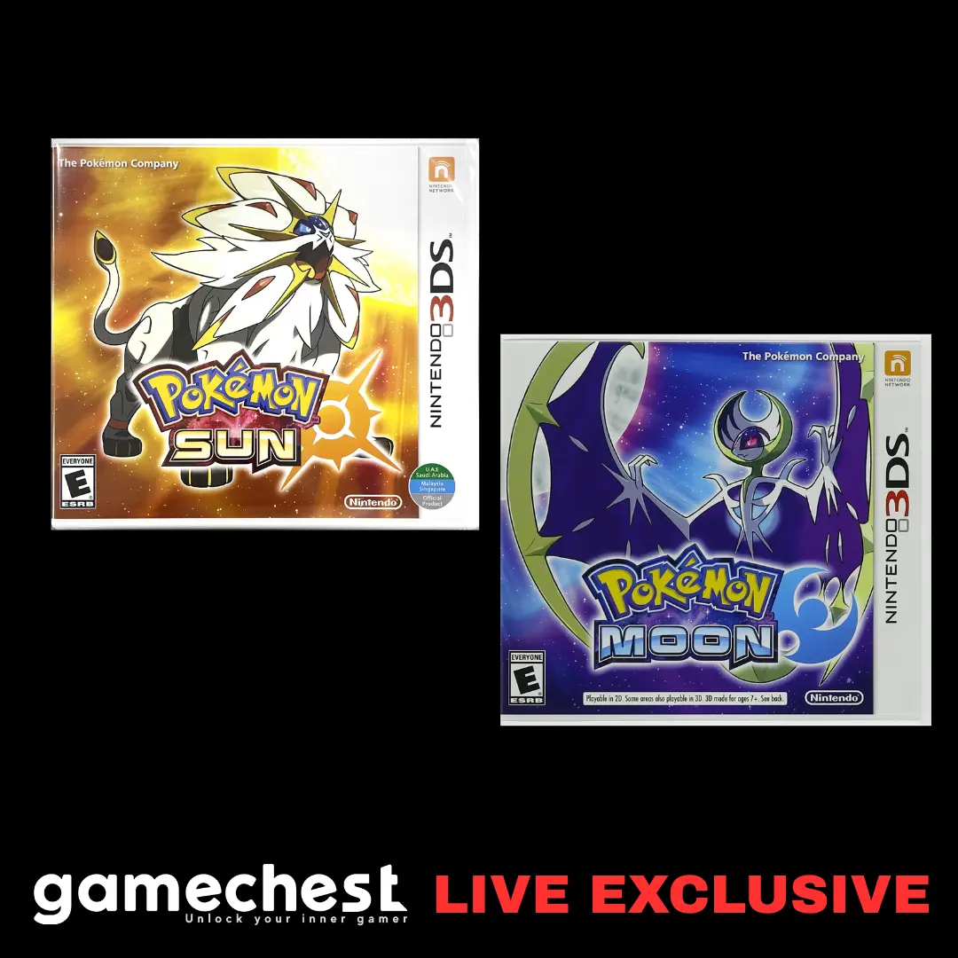 Pokemon Sun & Moon 3DS Game Bundle - Nintendo 3DS Pokemon Sun & Moon 3DS Game Bundle - Nintendo 3DS