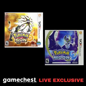 Pokemon Sun & Moon 3DS Game Bundle - Nintendo 3DS