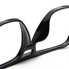 2 Pack Progressive Multifocus Reading Glasses Men Women Oversize XL - No Line Progressive Reader Half-Rim for Mid-Near