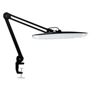 Neatfi XL 2200 Lumens 20W LED Desk Lamp with Clamp - Adjustable Color Temperature | 4-Level Dimmable Light | Home Office, Crafts & Workbench | 20-Inch Wide Head