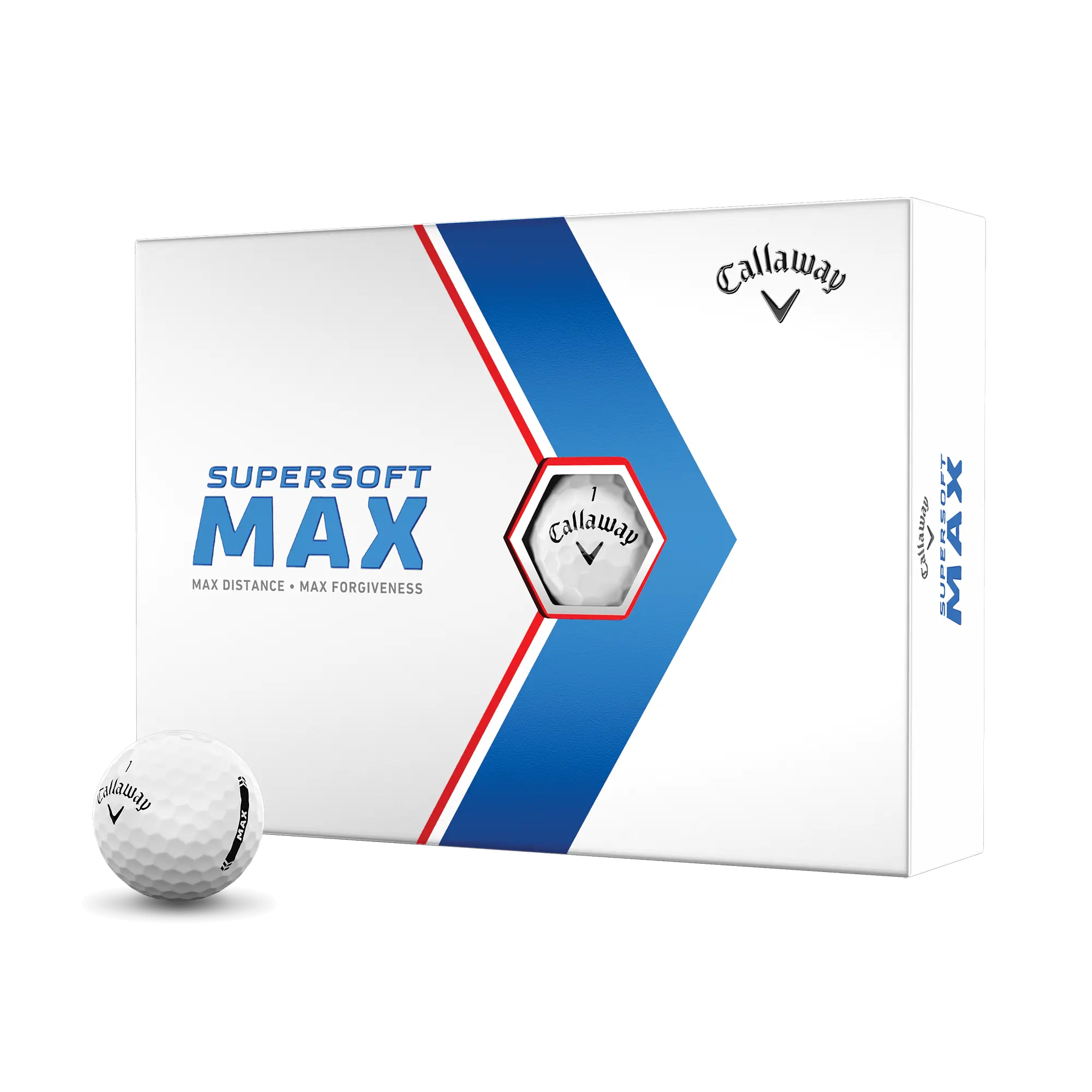 Callaway Golf Supersoft MAX Golf Balls in White Callaway Golf Supersoft MAX Golf Balls in White