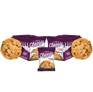 Classic Cookie Soft Baked Oatmeal Raisin Cookies, 2 Boxes, 16 Individually Wrapped Chewy Snack Cookies