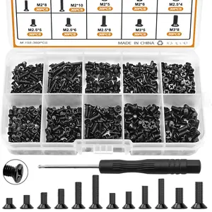 360 count Laptop Screws 12 Sizes M2 M2.5 M3 Replacement   Screws Motherboard Screw with  for Laptop PC Repair & DIY