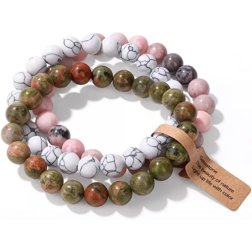 8mm Pink Zebra Jasper03