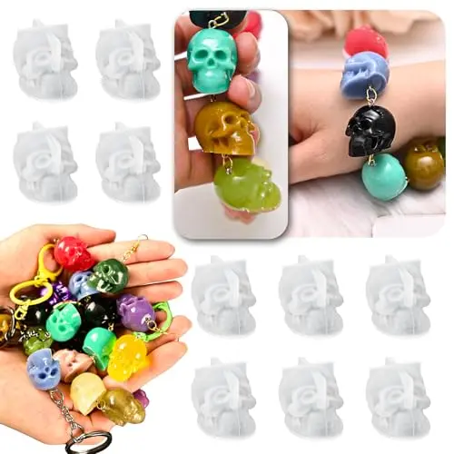 10PCS Mini 3d Skull