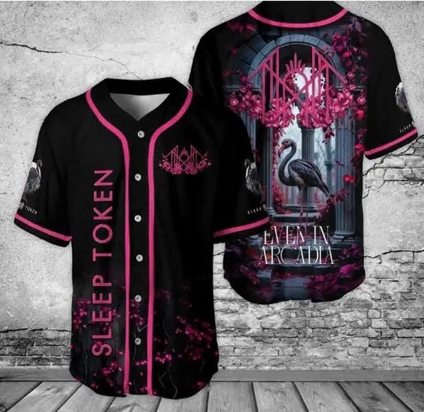 SleepTokenn Fan Anthem: Music Baseball Jersey, Hauntingly Stylish: Music Baseball Jersey