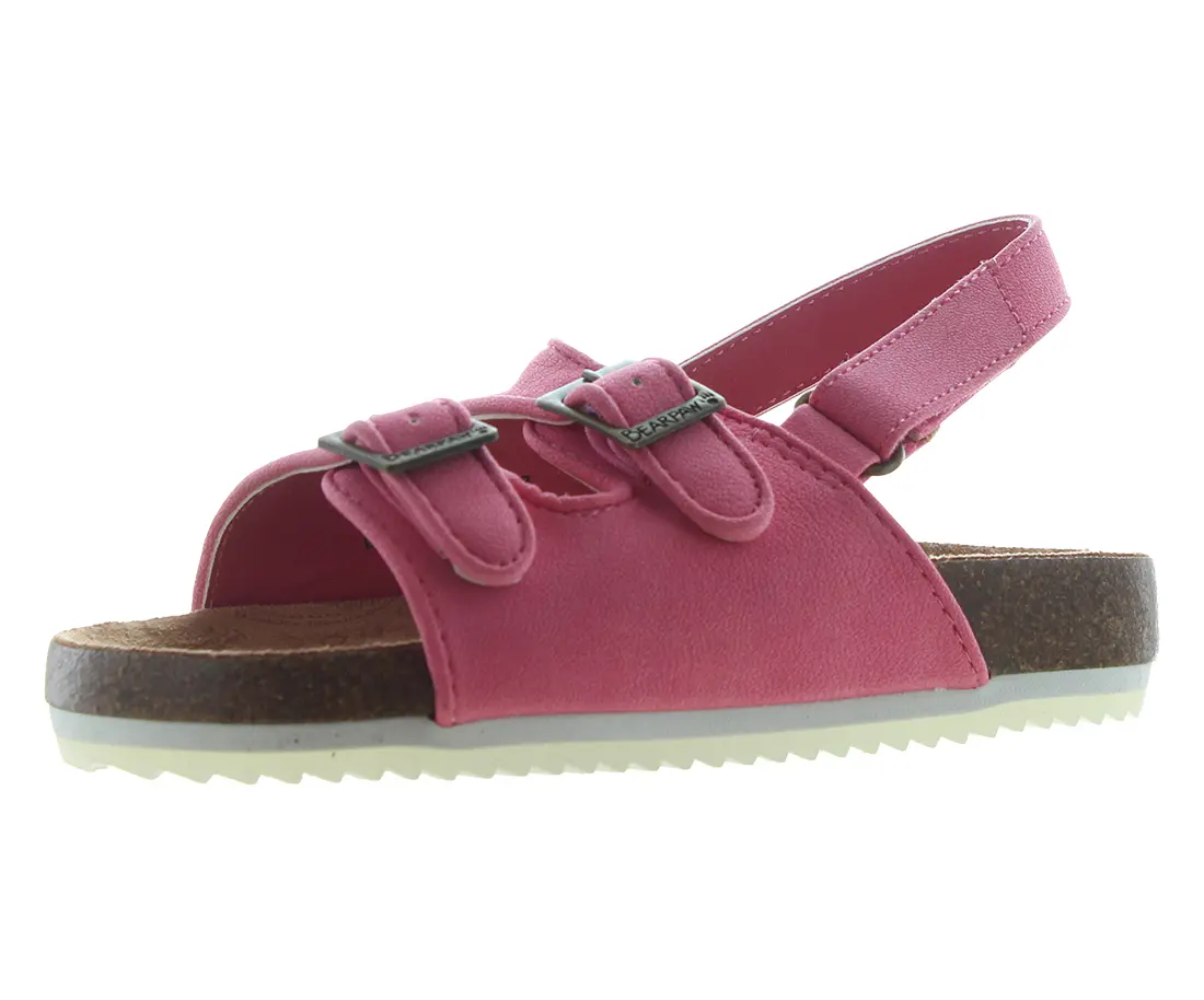 Bearpaw Brooklyn Casual Wear Sandals for Infant-Toddler (2-3 Years), Hook-and-Loop Closure
