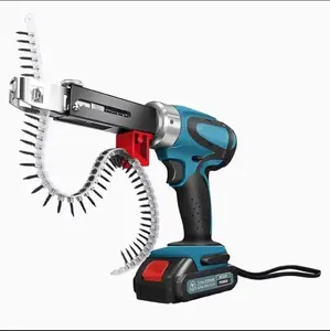 【XIDUODUO TOOL-A】Chain with screw head, automatic nail feeding, adjustable depth and length, suitable for carpentry and gypsum board decoration Wood Partition Stainless Steel High Power Motor Efficiency Cabinet Installation