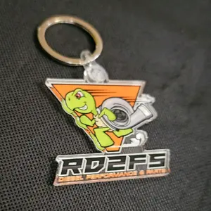 RD2FS Acrylic Laser Cut KeyChain 2" x 1.78"